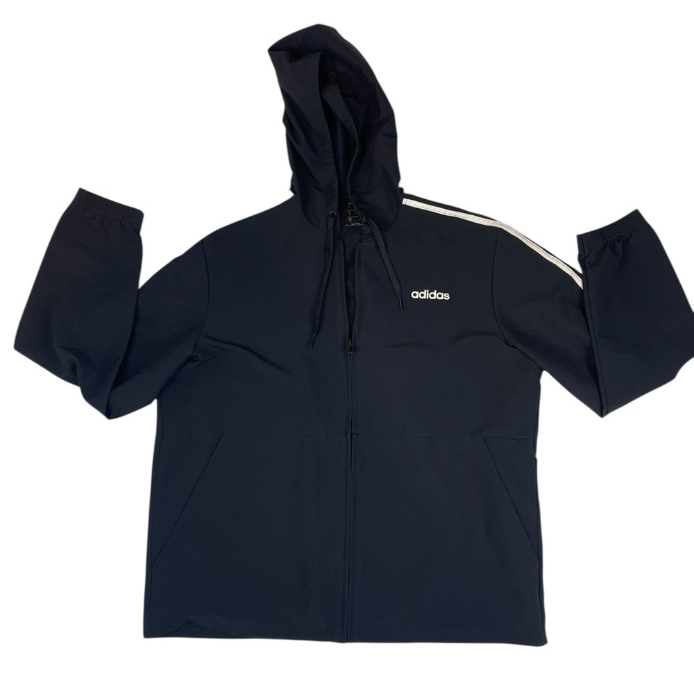 Adidas Essential Men’s XL 3 Strip Windbreaker